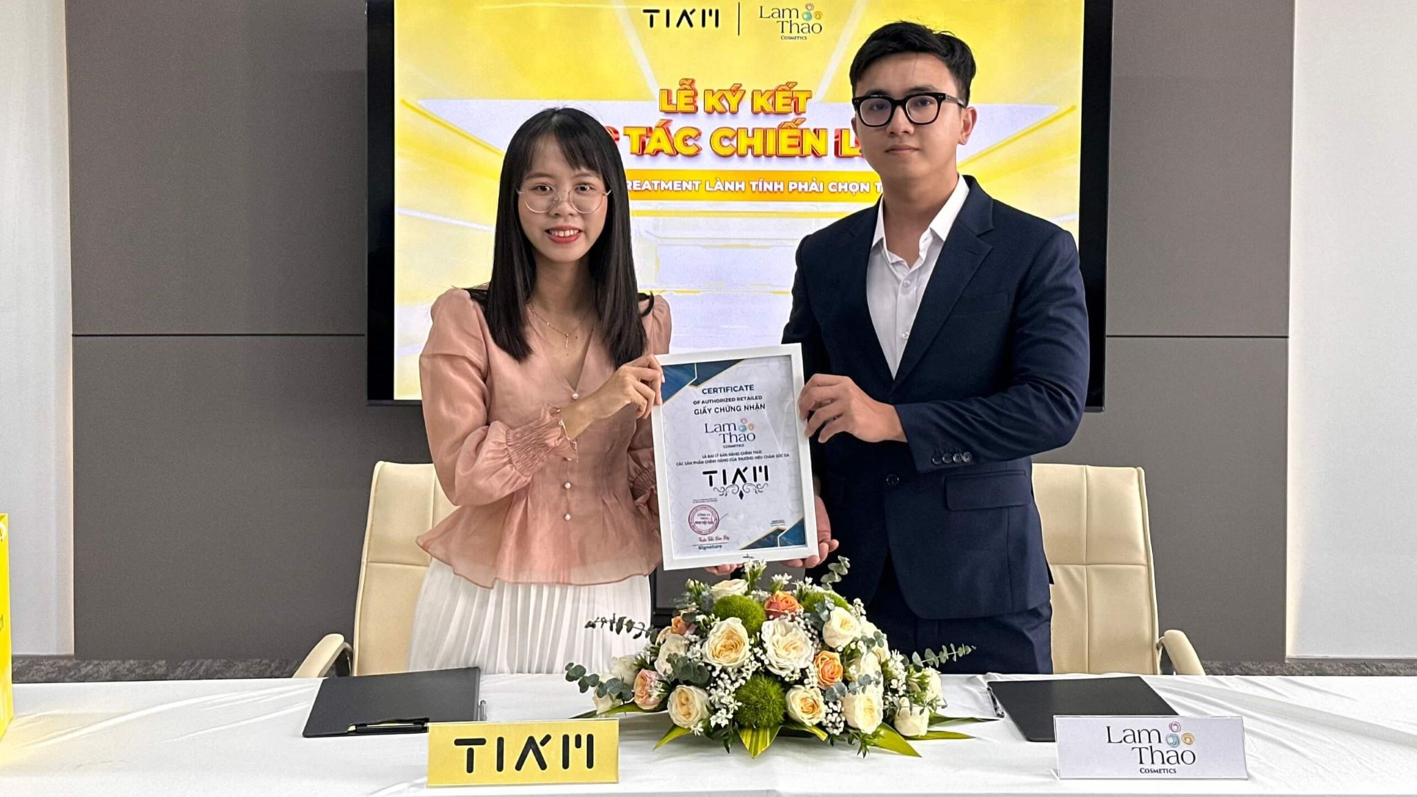 TIA'M và Lam Thảo Cosmetics ký kết hợp tác chiến lược